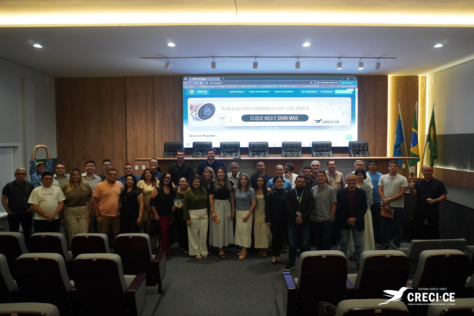CRECI Ceará retoma Terça-feira das Construtoras com palestra sobre Inteligência Artificial no novo auditório da entidade